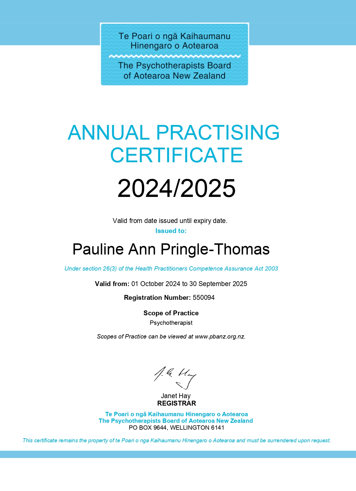 Pauline Pringle